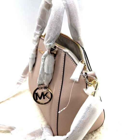 🍀🌷NWT! || Michael Kors CIARA Satchel Handbag Medium Ballet Pink Msrp:$368.00 - Picture 4 of 6